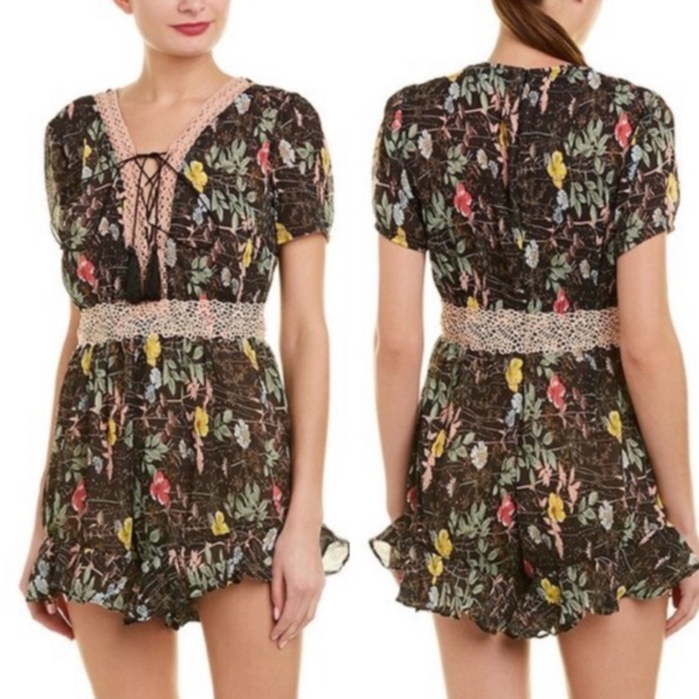 FoxieDox Floral Romper